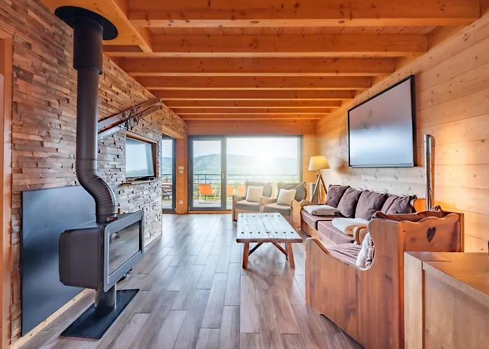 La Souris, Chaleureux Avec Vue Panoramique Horská chata